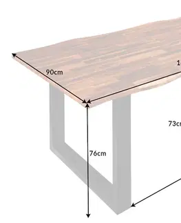 Jídelní stoly LuxD Designový jídelní stůl Evolution 160 cm akácie