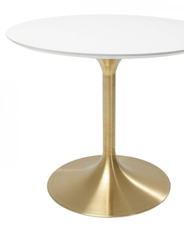Kulaté jídelní stoly KARE Design Kulatý jídelní stůl Invitation - bílý, Ø90cm