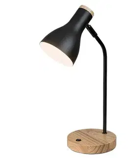 Lampičky Rabalux 74002 stolní lampa Ferb, černá