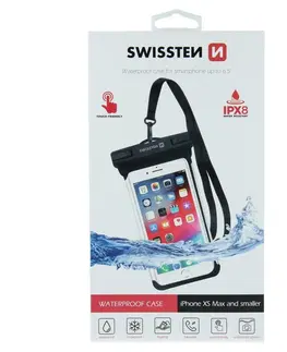 Elektronika SWISSTEN Vodotěsné pouzdro pro smartphone IPX8 černá