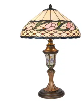 Svítidla Stolní lampa Tiffany Lovely Tulip - Ø 40*60 cm Clayre & Eef 5LL-5774