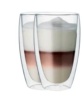 Hrnky a šálky Maxxo „Cafe Latte" 2dílná sada termo sklenic, 380 ml