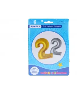 Hračky WIKY - Balonky nafukovací ve tvaru čísla 2