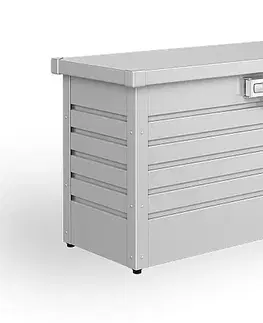 Úložné boxy Biohort Úložný zamykací box (stříbrná metalíza) 100 cm