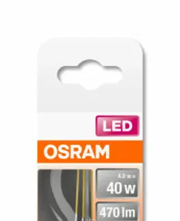 LED žárovky OSRAM LED STAR+ CL P Act&Rel FIL 44 non-dim 4W/827 E14