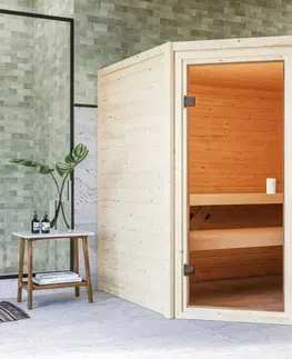 Sauny Interiérová finská sauna 195x195 cm Lanitplast