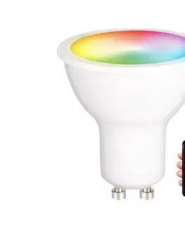 Žárovky  LED RGB Stmívatelná žárovka GU10/5W/230V 2700-6500K Wi-Fi Tuya 