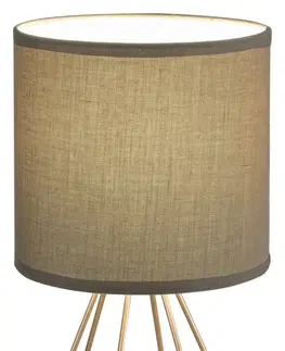 Lampy na noční stolek Rabalux stolní lampa Kinga E14 1x MAX 40W zlatá 3017