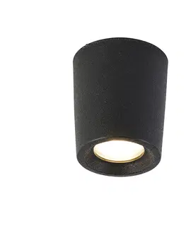 Venkovni stropni svitidlo Moderní stropní bodová černá vč. LED IP55 - Livia