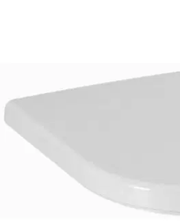 WC sedátka LAUFEN Rámový podomítkový modul CW1 SET s bílým tlačítkem + WC LAUFEN PRO RIMLESS + SEDÁTKO H8946600000001BI LP1