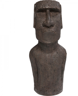 Sošky postavy a figurky KARE Design Soška Hlava Moai Velikonoční ostrovy 80cm
