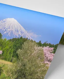 Tapety příroda Fototapeta sopka Fuji