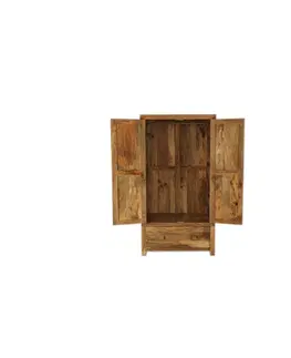 Šatní skříně Skříň Hina 120x200x60 z mangového dřeva