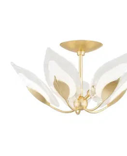 Designová stropní svítidla HUDSON VALLEY stropní svítidlo BLOSSOM mosaz zlatá E14 5x60W 4805-GL-CE