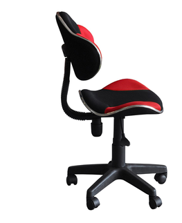 Kancelářské židle Kancelářská židle DECCAN, červeno/černá barva