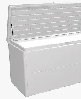 Úložné boxy Biohort Designový účelový box LoungeBox (stříbrná metalíza) 200 cm (2 krabice)