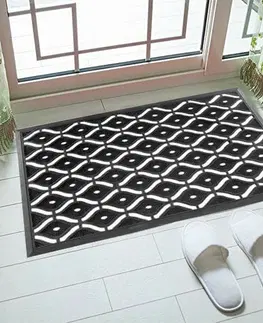 Koberce a koberečky HOME ELEMENTS Gumová rohožka Vlnky, 45 x 75 cm