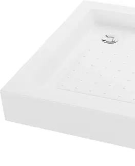 Sprchové vaničky Sprchová vanička čtvercová MEXEN RIO bílá, 80x80 cm + sifon
