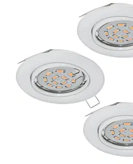 LED osvětlení Eglo Eglo 94406 - SADA 3x LED Podhledové svítidlo PENETO 3xGU10-LED/5W/230V 