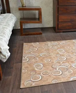 Koberce a koberečky Dywany Lusczow Kusový koberec DROPS Bubbles béžový, velikost 200x300