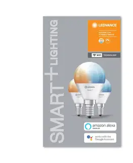 Chytré žárovky LEDVANCE SMART+ LEDVANCE SMART+ WiFi E14 4,9W kapka CCT 3ks