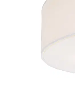Stropni svitidla Venkovské stropní svítidlo bílé 70 cm - buben