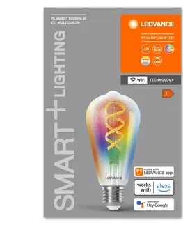 LED žárovky OSRAM LEDVANCE SMART+ WiFi Filament Edison Multicolour E27 4058075777873