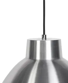 Zavesna svitidla Průmyslová závěsná lampa hliníková stmívatelná 38 cm - Anteros