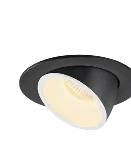 LED podhledová svítidla SLV BIG WHITE NUMINOS GIMBLE L zápustné stropní svítidlo černé/bílé 3000 K 20° 1005994