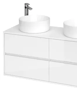 Koupelnový nábytek CERSANIT Umyvadlová skříňka CREA s deskou 120, bílá S931-002