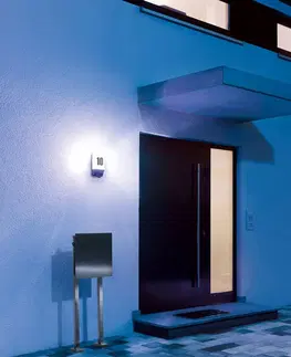 Venkovní nástěnná svítidla s čidlem pohybu STEINEL STEINEL L 1 osvětlení čísla domu se senzorem bílá