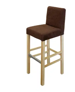 Jídelní židle Barová židle BARI buk/tmavě hnědá