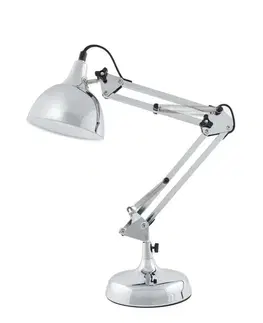 Stolní lampy do kanceláře NOVA LUCE stolní lampa MOLLA chromovaný kov E14 1x5W 230V IP20 bez žárovky 6719004
