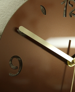 Nalepovací hodiny ModernClock Nástěnné hodiny Kettle měděné