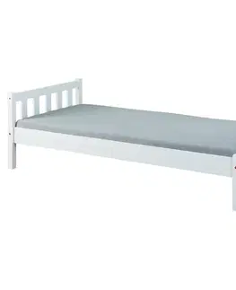Jednolůžkové postele Jednolůžkový dřevěná postel Vilmar 90x200 Cm