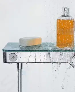 Koupelnové baterie HANSGROHE ShowerTablet Select Termostatická sprchová baterie 300, bílá/chrom 13171400
