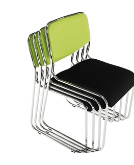 Kancelářské židle Zasedací židle SINCOPY, zelená/černá síťovina