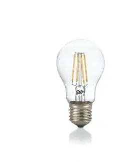 LED žárovky LED Filamentová žárovka Ideal Lux Goccia Trasparente 271613 E27 8W 860lm 3000K CRI90 čirá nestmívatelná