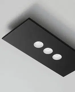 Stropní svítidla ICONE Nástěnné a stropní svítidlo ICONE Confort LED, černé
