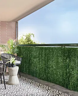 Dekorace na balkon a zahradu Ochranná clona Umělý živý plot