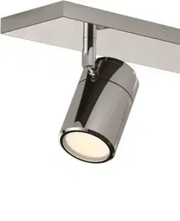 Moderní bodová svítidla Koupelnové stropní bodové přisazené svítidlo AZzardo Noemie 3 AZ1306 GU10 3x35W IP44 chromové