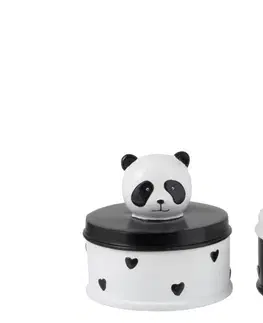 Šperkovnice 2x box Panda - Ø10*11 cm J-Line by Jolipa 90142