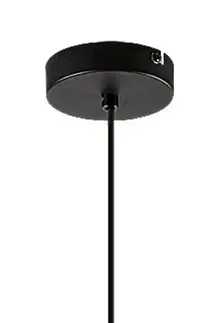 Designová závěsná svítidla Rabalux závěsné svítidlo Ilmari E27 1x MAX 15W černá 72181
