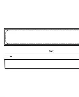 Klasická nástěnná svítidla OSMONT 44543 SYLVIA 2 stropní/nástěnné skleněné svítidlo bílá IP44 3x28W E14