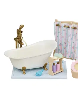 Hračky panenky SYLVANIAN FAMILY - Koupelnový set s vanou a sprchou