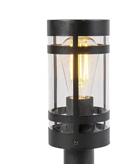 Venkovni stojaci lampy Moderní venkovní svítidlo černé 50 cm IP44 - Gleam