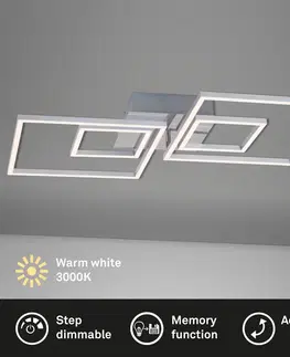 Stropní svítidla Briloner LED stropní světlo Frames 2 malé/2 velké čtverce