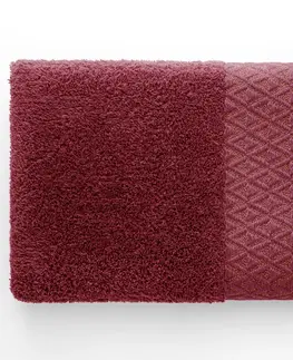 Ručníky Bavlněný ručník DecoKing Andrea bordó, velikost 50x90