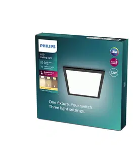 LED panely Philips Philips dotykový panel 32,8 x 32,8cm 2700K černá