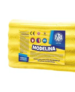 Hračky ASTRA - Modelovací hmota do trouby MODELINA 1kg Žlutá, 304111011